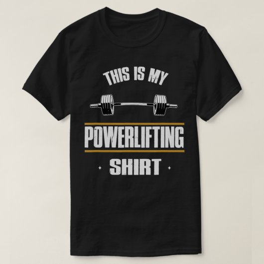 Powerlifting, Squat, Bench, Deadlift, Weightliftin T-Shirt (Design vorne)