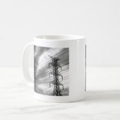 Powerlinie dbl bw kaffeetasse (Vorderseite Links)