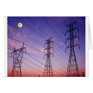 Powerlinie Dreiergruppe