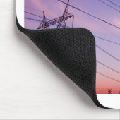 Powerlinie Dreiergruppe Mousepad (Ecke)