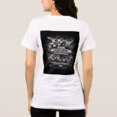 PowerOf3Brand Black & White Statement Tee (Rückseite)