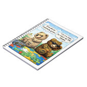 PowerOf3Brand “Little Visionary” Urban Puzzle Art Notizblock (Linke Seite)