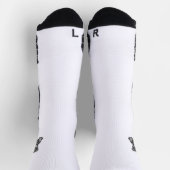 PowerOf3Brand Teddy Crest Athletic Crew Socken (Oben)