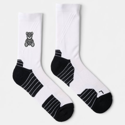 PowerOf3Brand Teddy Crest Athletic Crew Socken (Rechts)