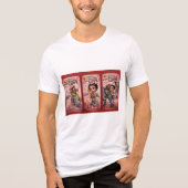 PowerOf3Brand Triple Vision Red Panel Graphic Tee (Vorderseite)