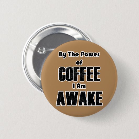 PowerofCOFFEE Button (Vorne & Hinten)