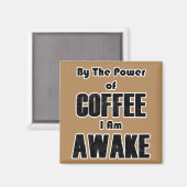 PowerofCOFFEE Magnet (Vorderseite/Rückseite)