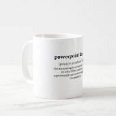 PowerPoint-Karaoke-Tasse Kaffeetasse (Vorderseite Links)
