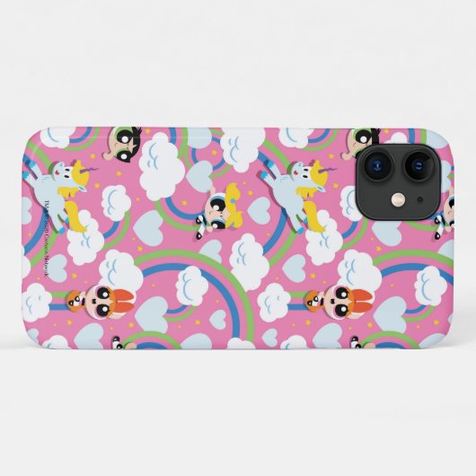 Powerpuff Girls & Donny Rainbow Pattern Case-Mate iPhone Hülle (Rückseite (Horizontal))