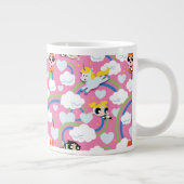 Powerpuff Girls & Donny Rainbow Pattern Jumbo-Tasse (Rechts)