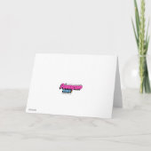 Powerpuff Girls & Donny Rainbow Pattern Karte (Rückseite)