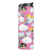 Powerpuff Girls & Donny Rainbow Pattern Thermosbecher (Nach links gedreht)