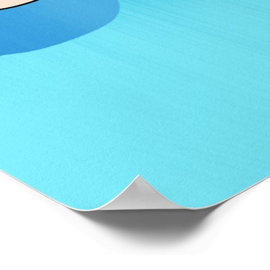 Powerpuff Girls fliegen durch den Himmel Poster (Ecke)