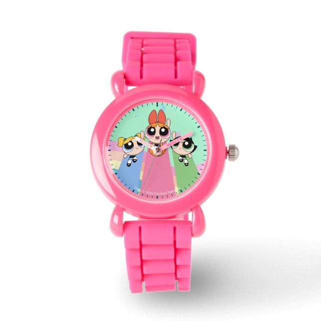 Powerpuff Girls Fly High Armbanduhr (Vorderseite)