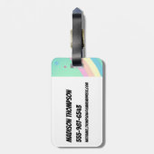 Powerpuff Girls Fly High Gepäckanhänger (Rückseite vertikal)