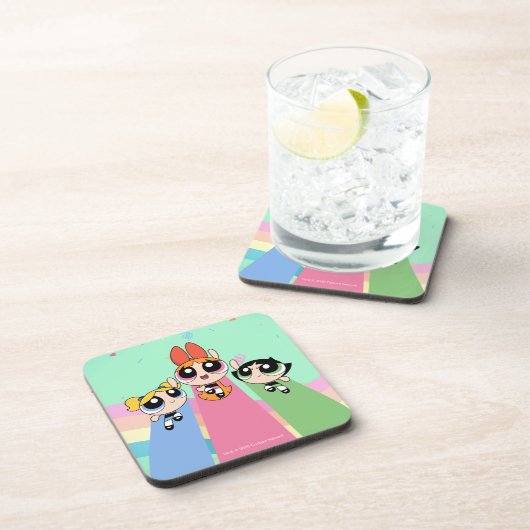 Powerpuff Girls Fly High Getränkeuntersetzer (Rechte Seite)