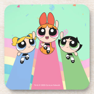 Powerpuff Girls Fly High Getränkeuntersetzer