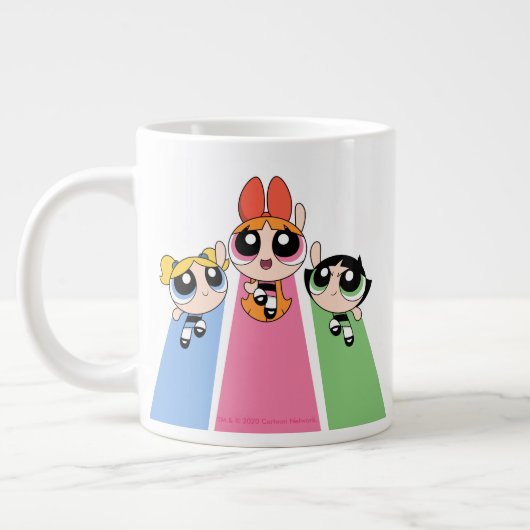 Powerpuff Girls Fly High Jumbo-Tasse (Links)