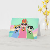 Powerpuff Girls Fly High Karte (Gelbe Blume)