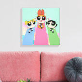 Powerpuff Girls Fly High Leinwanddruck (Insitu (Wohnzimmer))