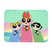 Powerpuff Girls Fly High Magnet (Horizontal)