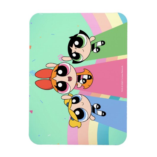 Powerpuff Girls Fly High Magnet (Vertikal)