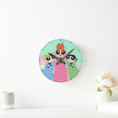 Powerpuff Girls Fly High Runde Wanduhr (Zuhause)
