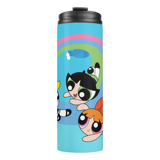 Powerpuff Girls Fly Through The Sky Thermosbecher (Vorderseite)
