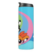 Powerpuff Girls Fly Through The Sky Thermosbecher (Nach rechts gedreht)