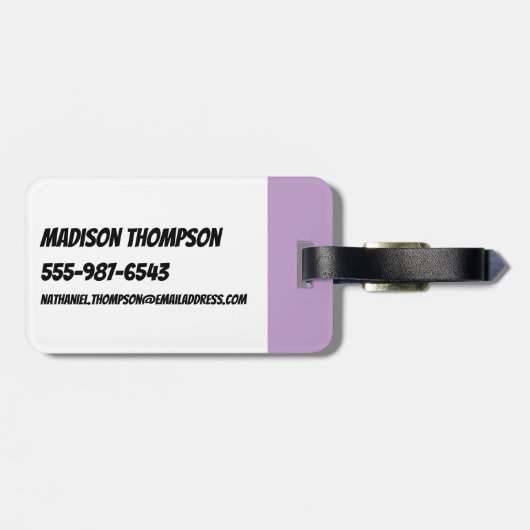 Powerpuff Girls Gepäckanhänger (Rückseite horizontal)