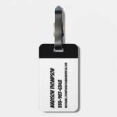 Powerpuff Girls-Gesichtspatch Gepäckanhänger (Rückseite vertikal)