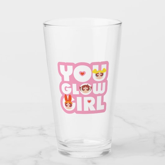 Powerpuff Girls: Glow Girl Glas (Vorderseite)