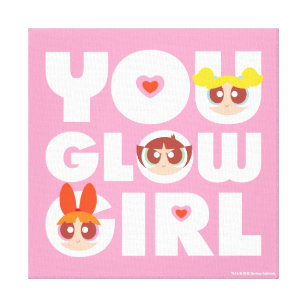 Powerpuff Girls: Glow Girl Leinwanddruck