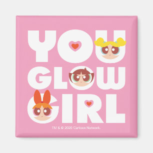 Powerpuff Girls: Glow Girl Magnet