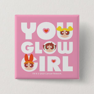 Powerpuff Girls: Ihr Glow Girl Button