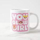 Powerpuff Girls: Ihr Glow Girl Jumbo-Tasse (Rechts)
