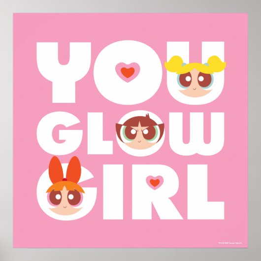 Powerpuff Girls: Ihr Glow Girl Poster (Vorne)