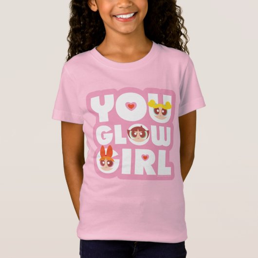 Powerpuff Girls: Ihr Glow Girl T-Shirt (Vorderseite)