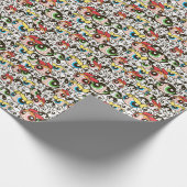 PowerPuff Girls-Muster Geschenkpapier (Ecke)