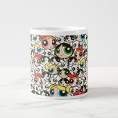 PowerPuff Girls-Muster Jumbo-Tasse (Vorderseite)