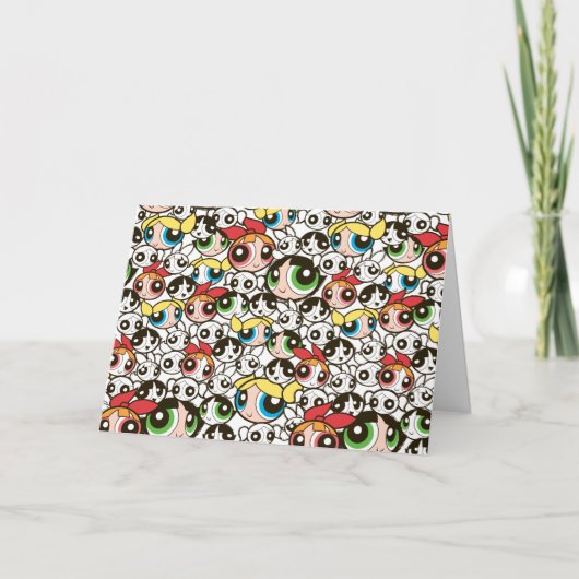 PowerPuff Girls-Muster Karte (Vorderseite)