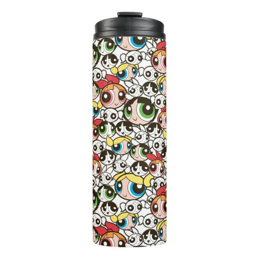 PowerPuff Girls-Muster Thermosbecher (Vorderseite)