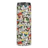 PowerPuff Girls-Muster Thermosbecher (Rückseite)