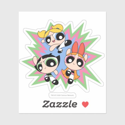 Powerpuff Girls PowerFactor Aufkleber (Blatt)