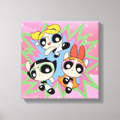 Powerpuff Girls PowerFactor Leinwanddruck (Vorderseite)