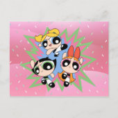Powerpuff Girls Powfactor Einladungspostkarte (Vorderseite)