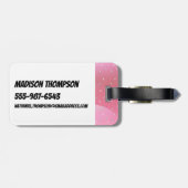 Powerpuff Girls Powfactor Gepäckanhänger (Rückseite horizontal)