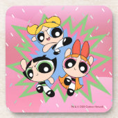 Powerpuff Girls Powfactor Getränkeuntersetzer (Vorderseite)