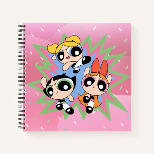 Powerpuff Girls Powfactor Notizblock (Vorderseite)