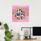 Powerpuff Girls Powfactor Poster (Heimbüro)